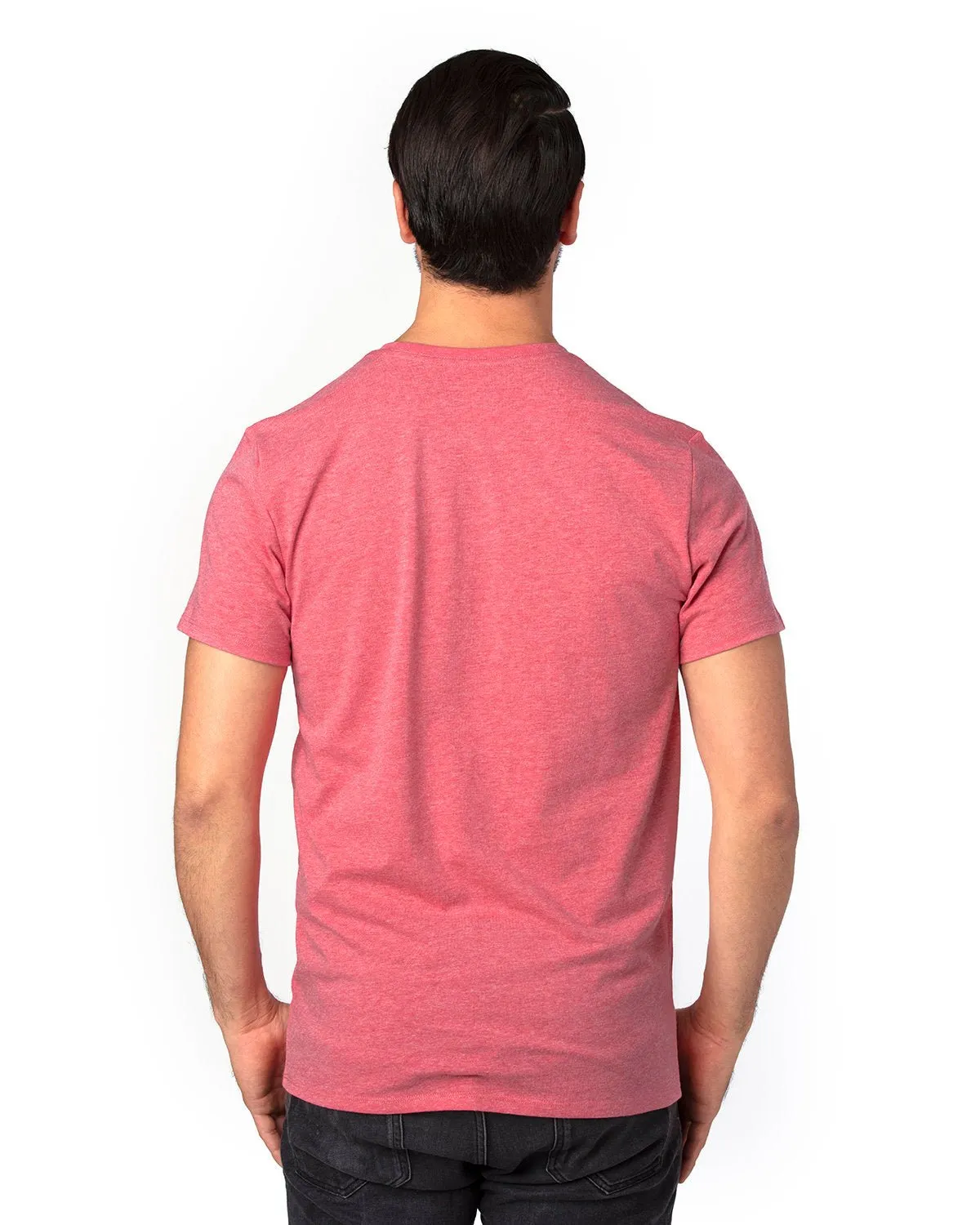 100A-Threadfast Apparel-RED HEATHER