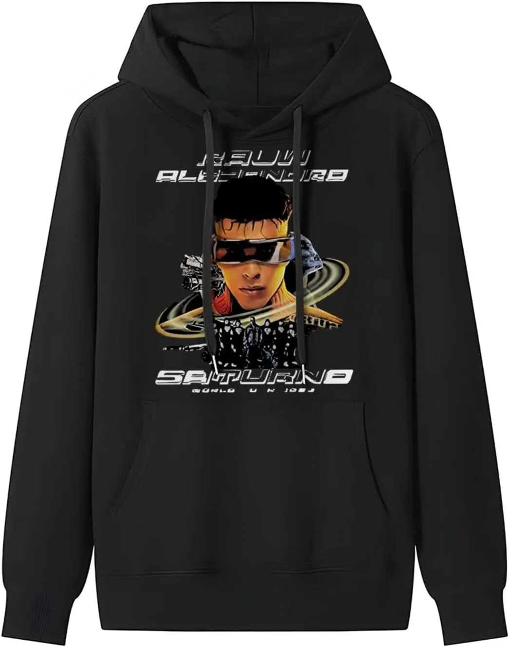 Adult Unisex Hooded Crew Neck Pullover Sweatshirt Top Classic Long Sleeve Hoodie Street Heavyweight Sweaterblack