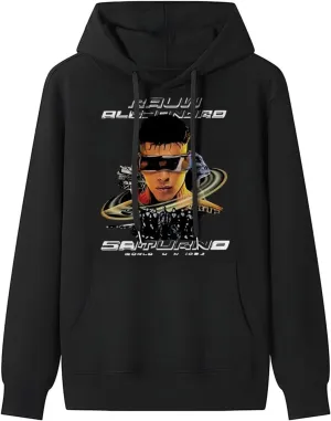 Adult Unisex Hooded Crew Neck Pullover Sweatshirt Top Classic Long Sleeve Hoodie Street Heavyweight Sweaterblack