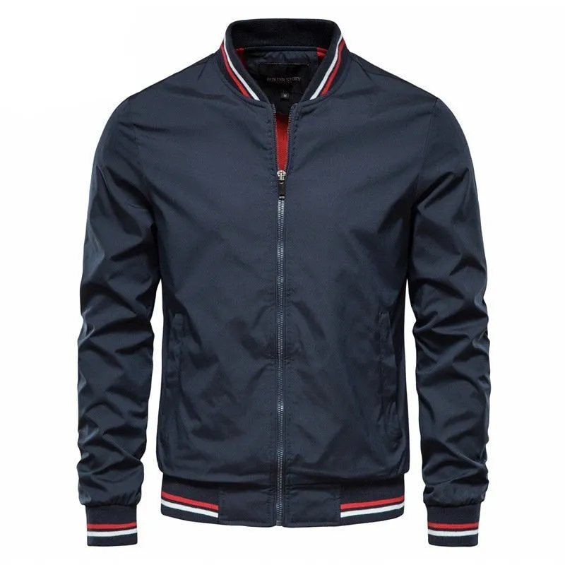 Angelo Ricci™ Casual Slim Fit Baseball Bomber Windbreaker Jacket