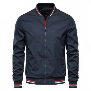 Angelo Ricci™ Casual Slim Fit Baseball Bomber Windbreaker Jacket
