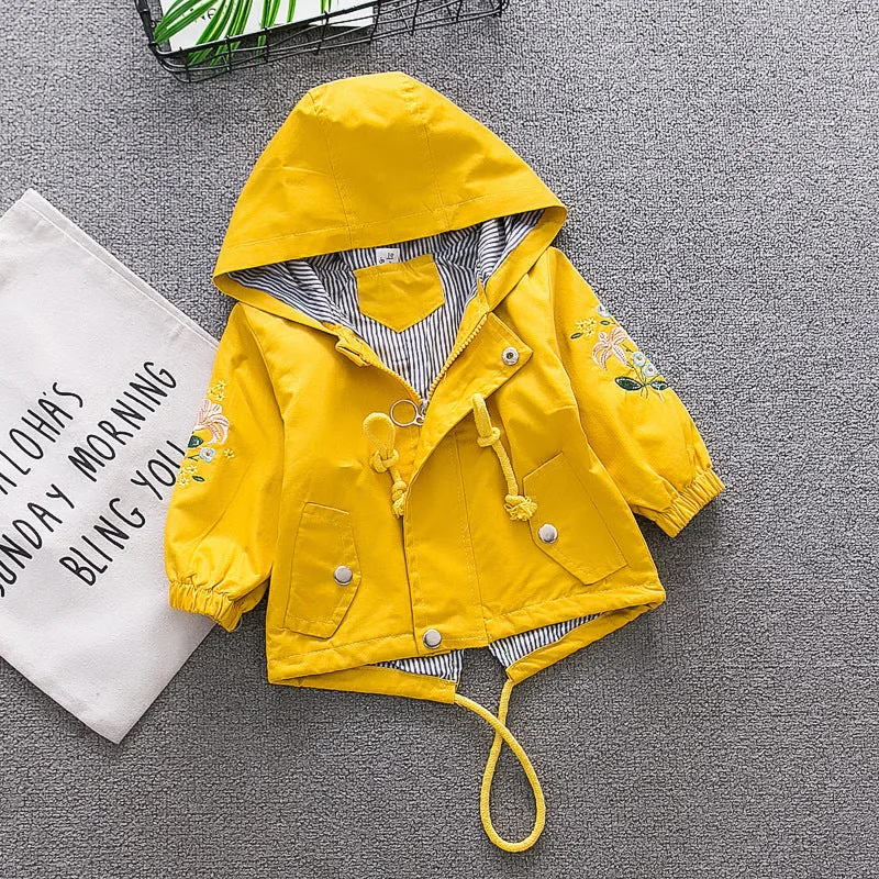 Baby Windbreaker Jacket Women's Mid-length Top