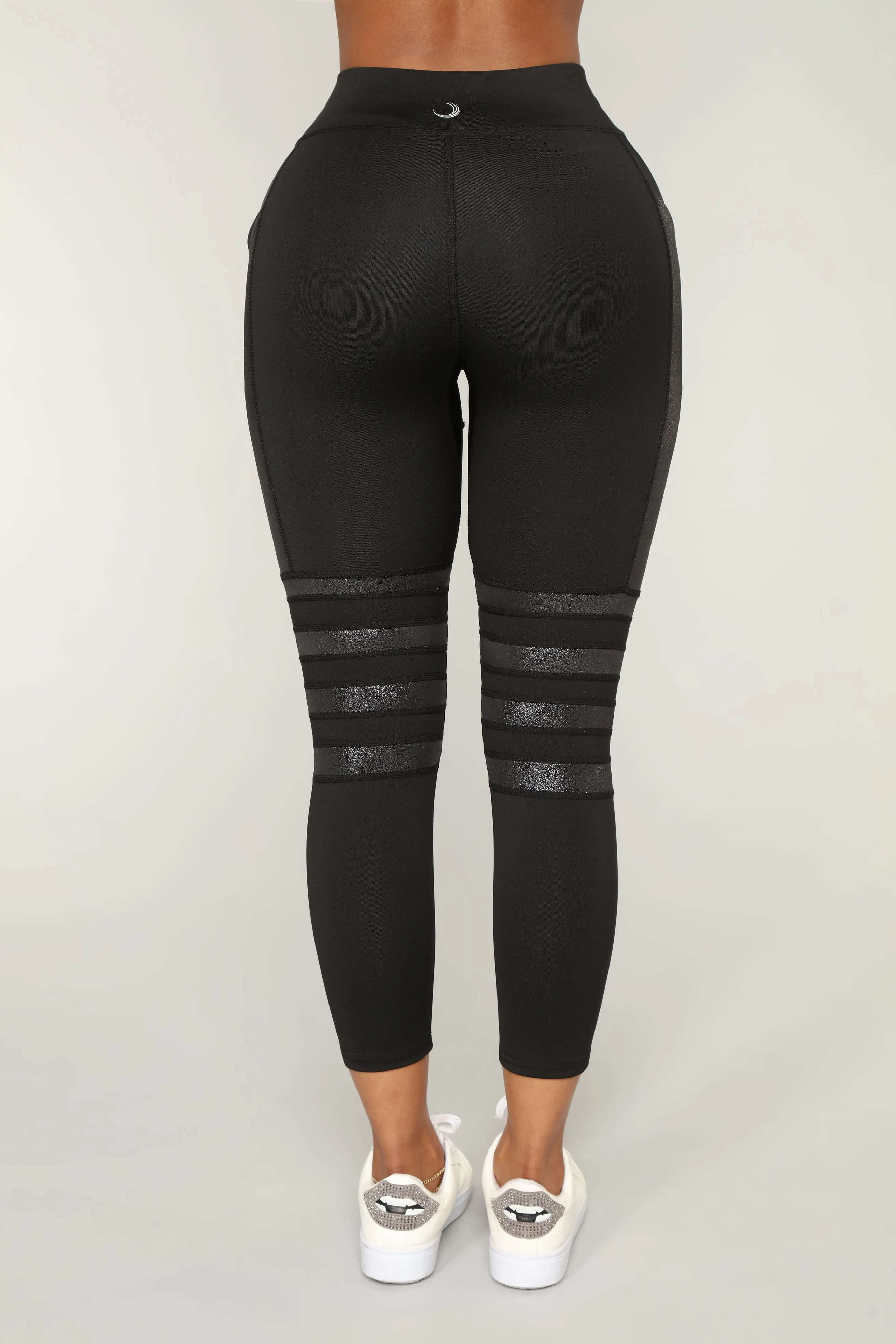 Baylee Performance Leggings - Silver