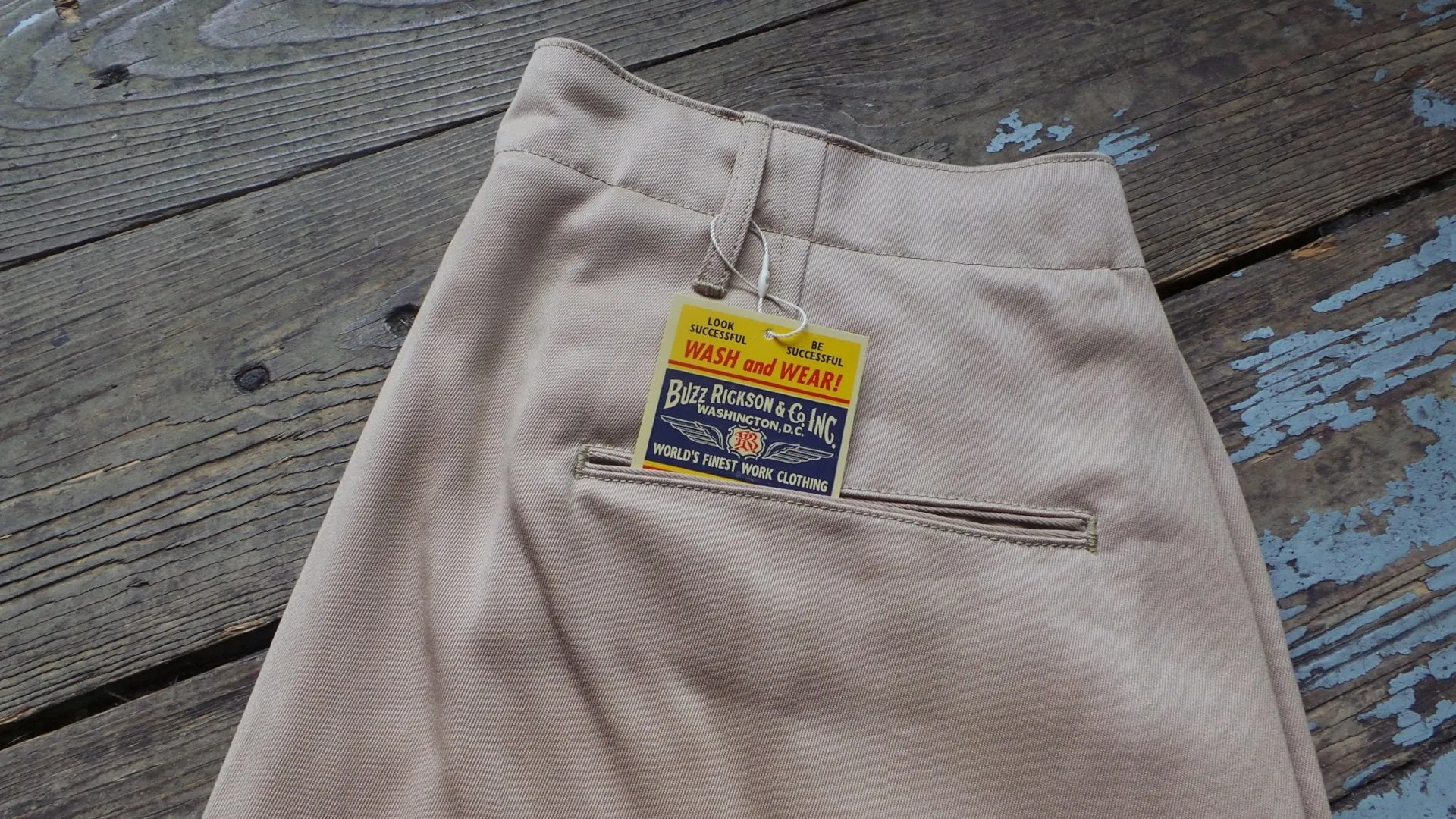 Buzz Rickson Original Spec Chinos Khaki BR40024N