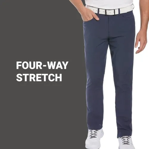 Callaway Men's EverPlay 5-Pocket Golf Pant (Waist Size 30-56 Big & Tall), Khaki Heather, 40W x 32L