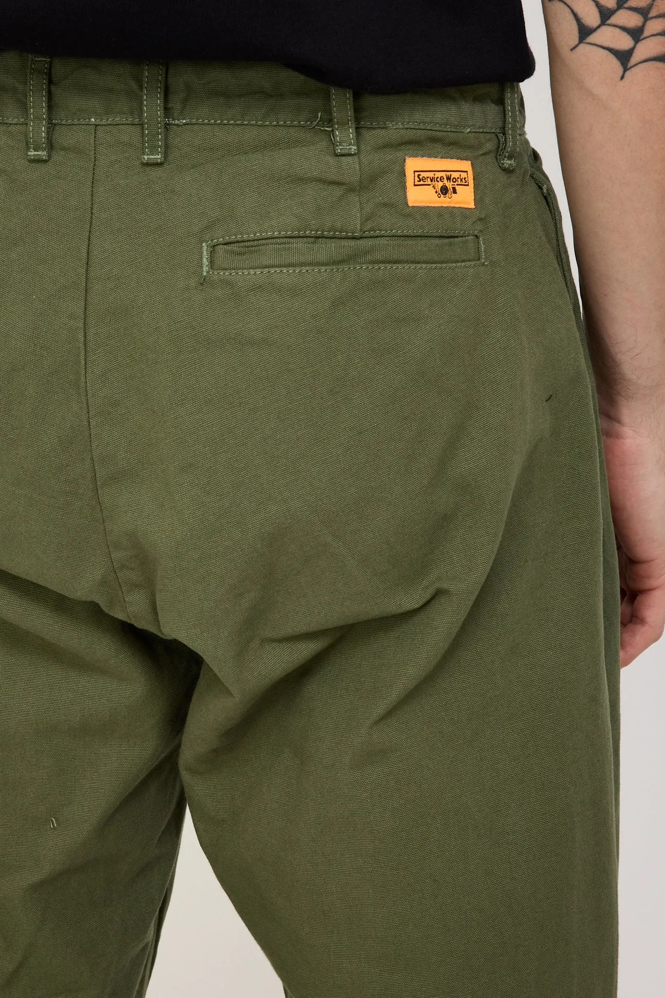 Canvas Part Timer Pant Olive