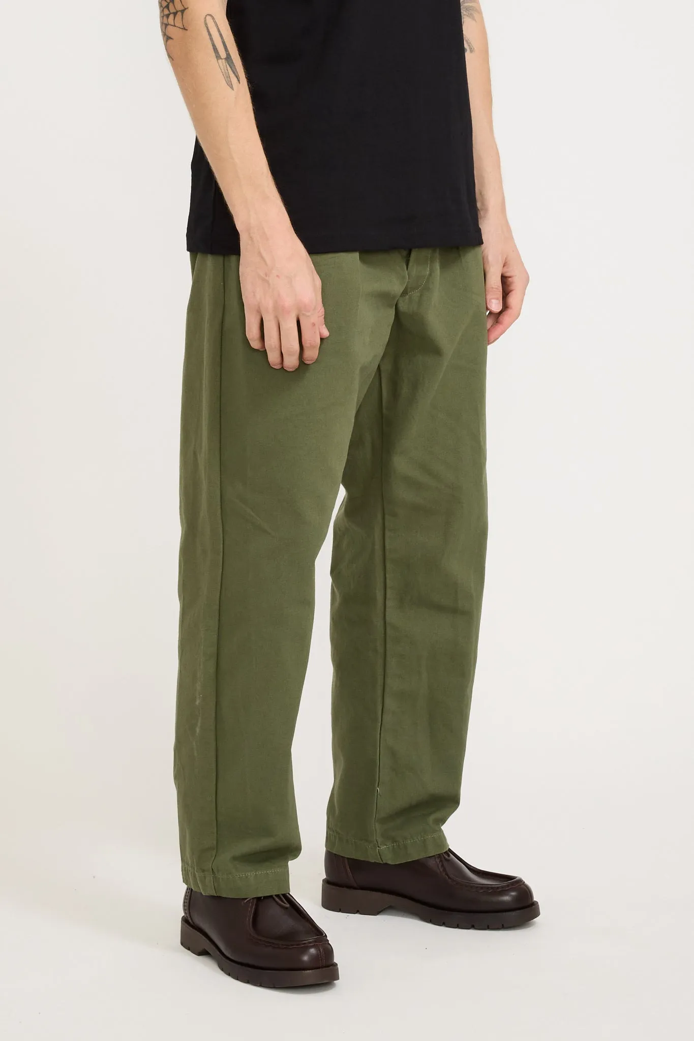 Canvas Part Timer Pant Olive