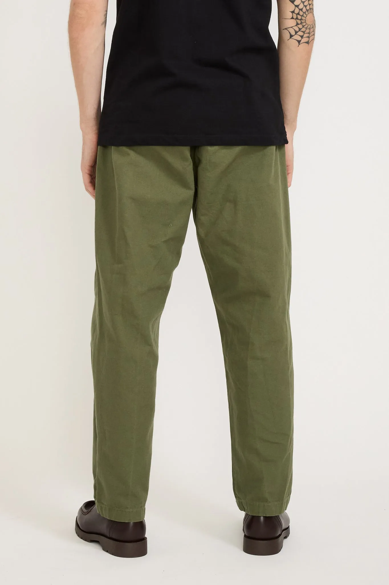 Canvas Part Timer Pant Olive