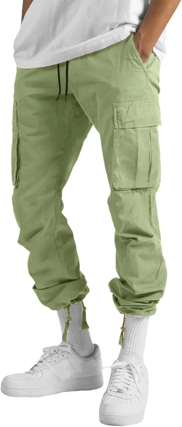 Cargo Pants for Men Relaxed Fit Baggy Cargo Pants Men Jogger Pants for Men City Sweatpants Mens Baseball Khaki Pants