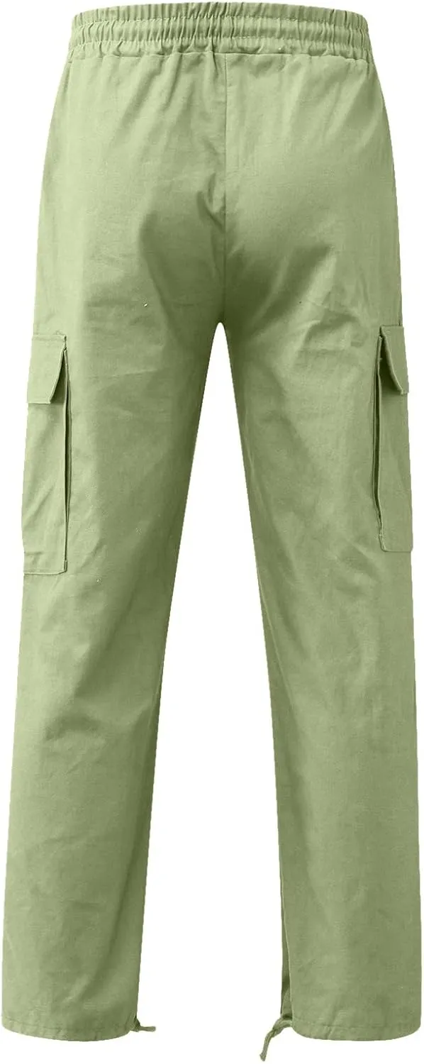 Cargo Pants for Men Relaxed Fit Baggy Cargo Pants Men Jogger Pants for Men City Sweatpants Mens Baseball Khaki Pants
