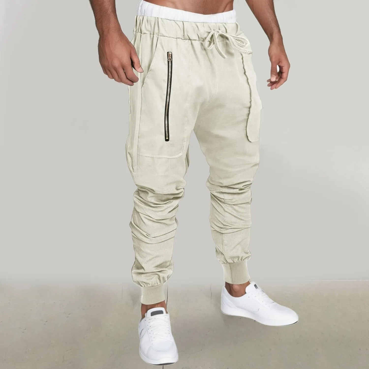 Cargo Pants for Men Relaxed Fit Mens Cargo Pants Workwear Sport Outdoor Trousers with Multi Pockets Men's Cargo Pants