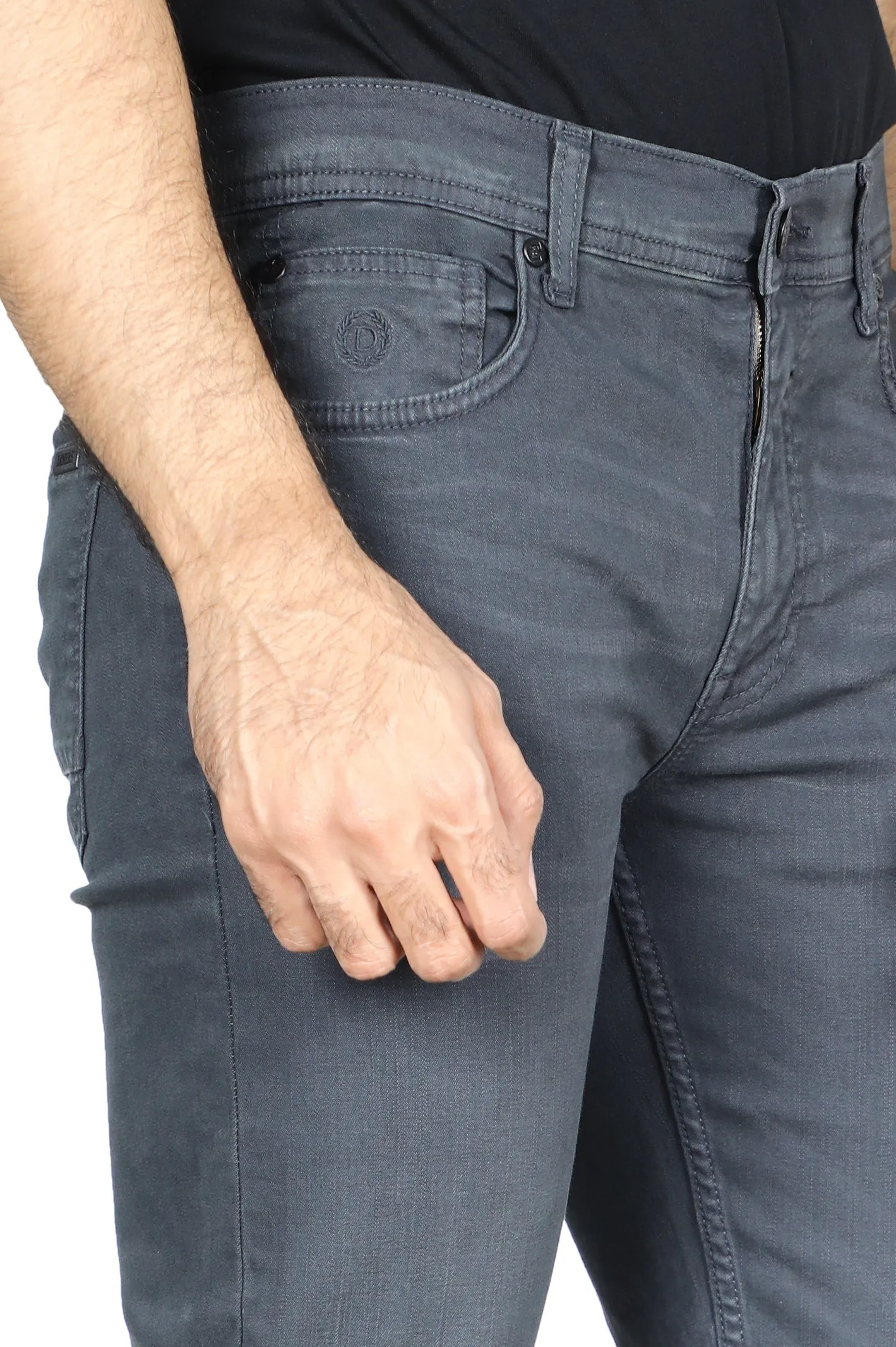 Charcoal Regular Fit Jeans