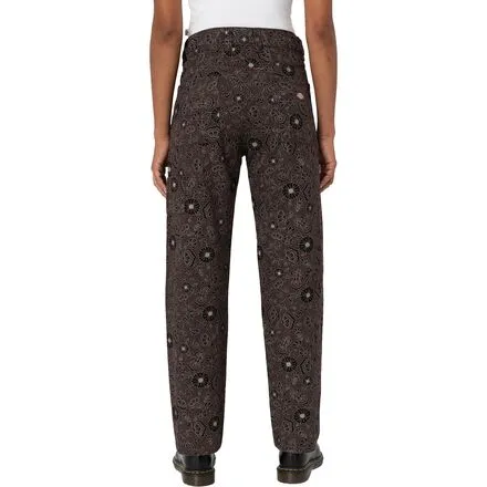 Ellis Floral Pants - Women's Dickies, Floral On Canvas Dark Base