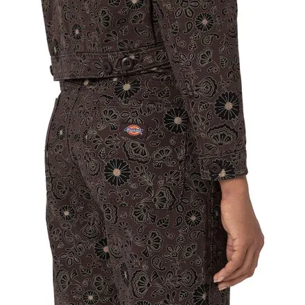 Ellis Floral Pants - Women's Dickies, Floral On Canvas Dark Base