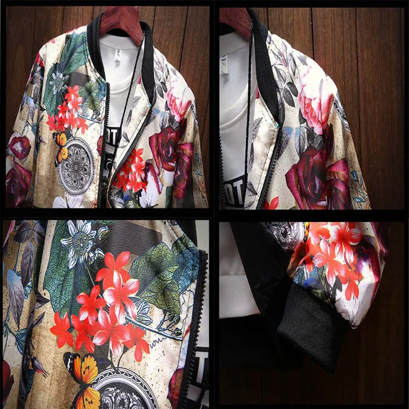 Flowers Windbreakers jackets for men