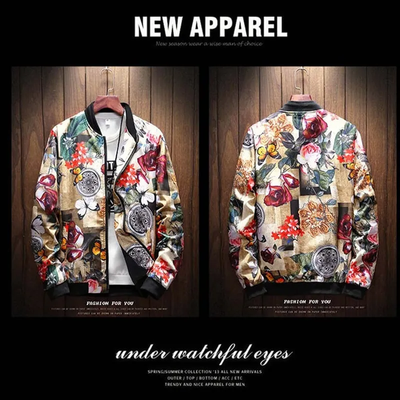 Flowers Windbreakers jackets for men