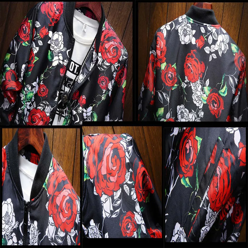Flowers Windbreakers jackets for men