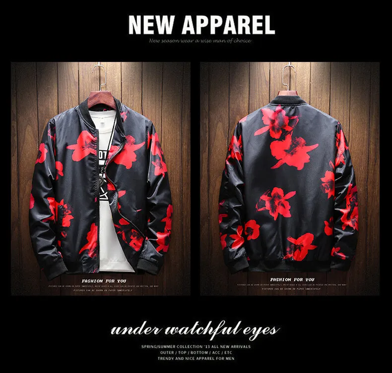 Flowers Windbreakers jackets for men