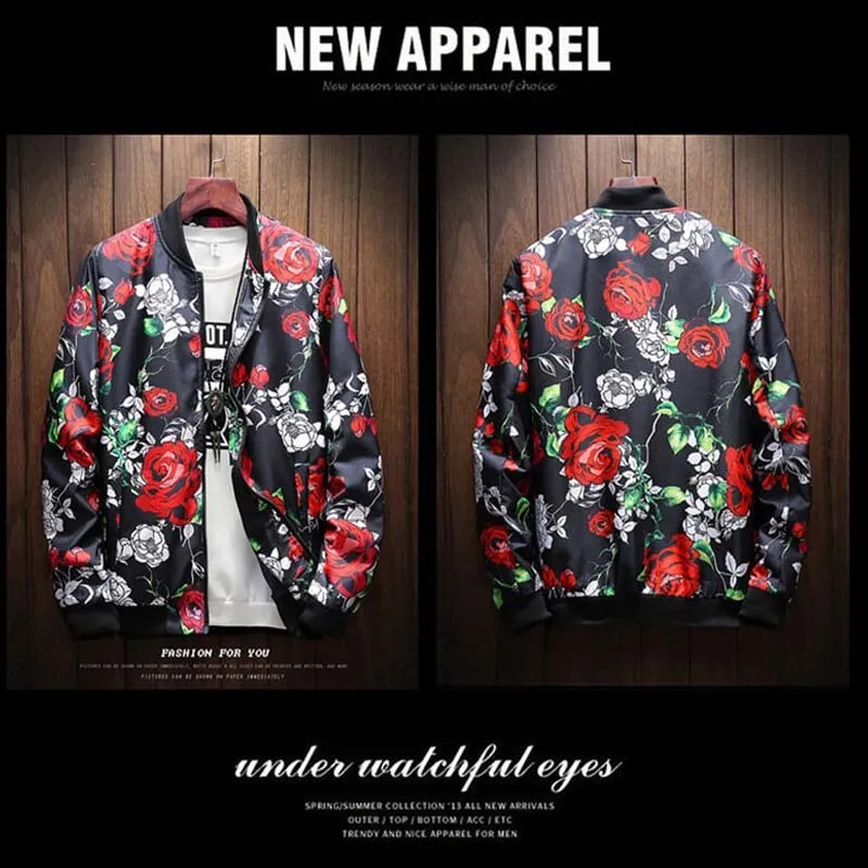 Flowers Windbreakers jackets for men
