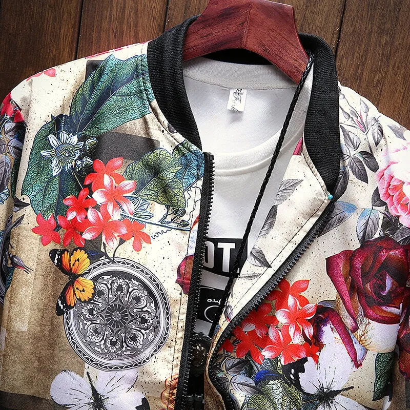 Flowers Windbreakers jackets for men