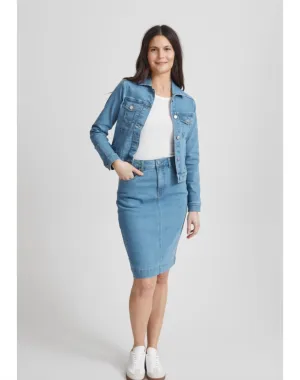 Fransa Light Denim Jacket