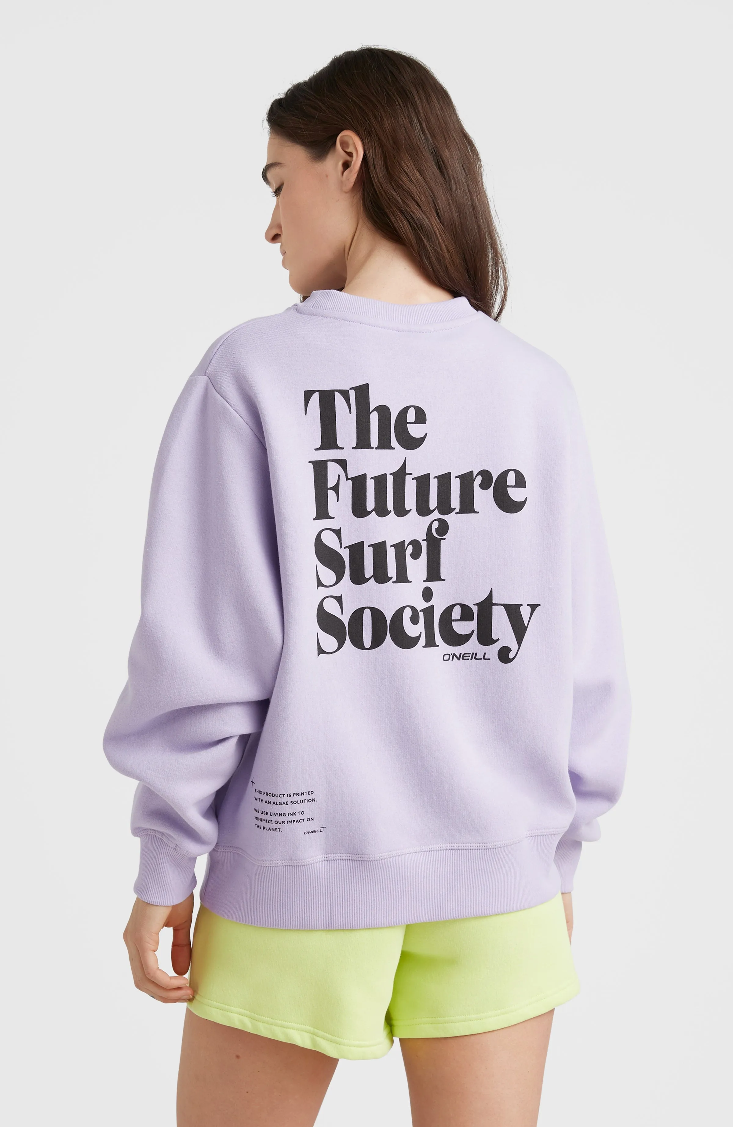 Future Surf Crew Sweatshirt | Purple Rose