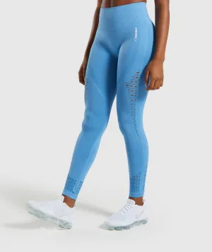Gymshark Energy  Seamless Leggings - Blue