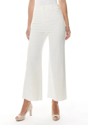 High Rise Wide Leg Jean - Off White