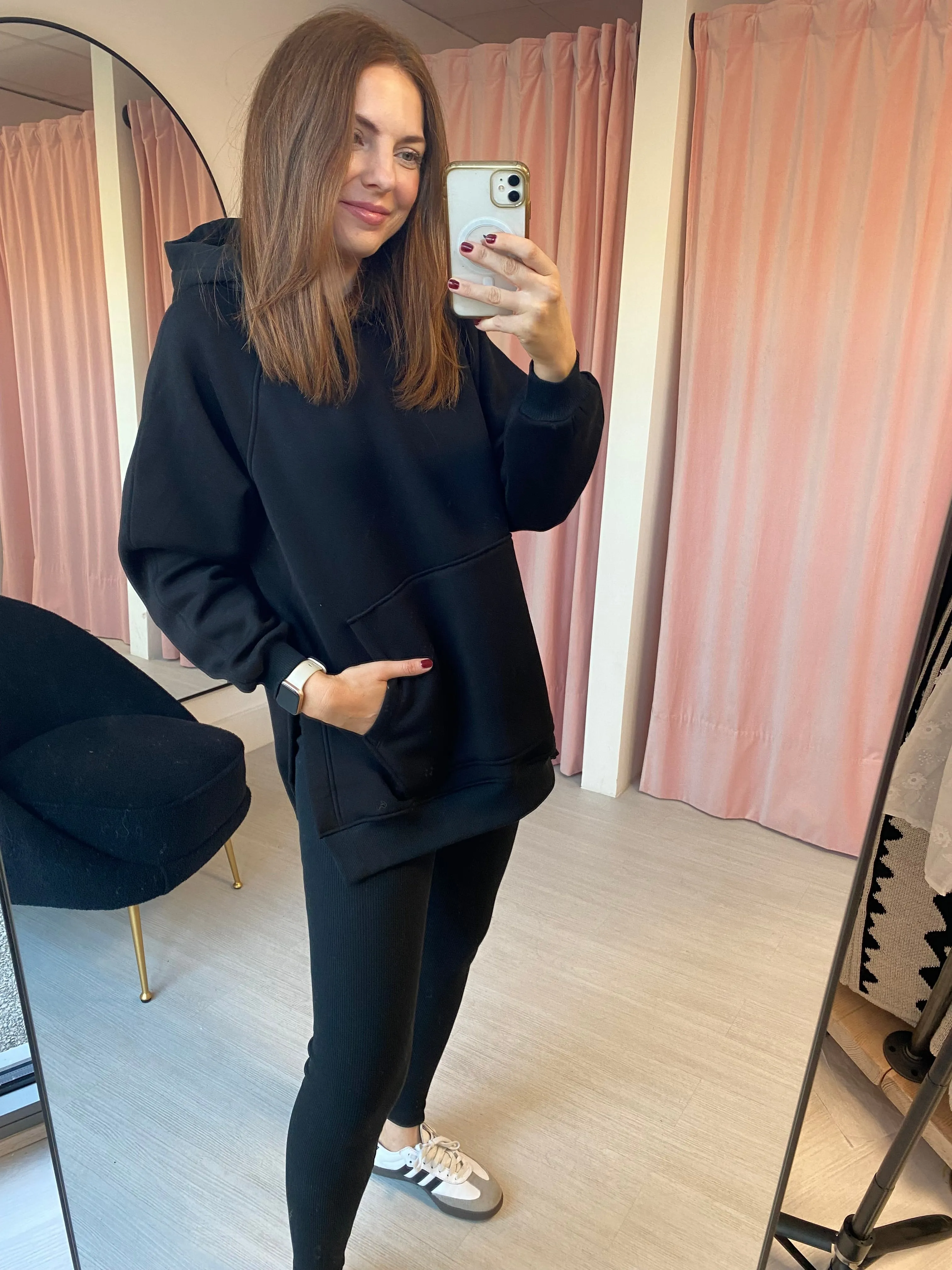 Hoodie & Leggings Co-ord - Black