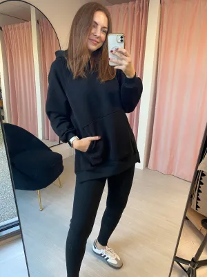 Hoodie & Leggings Co-ord - Black