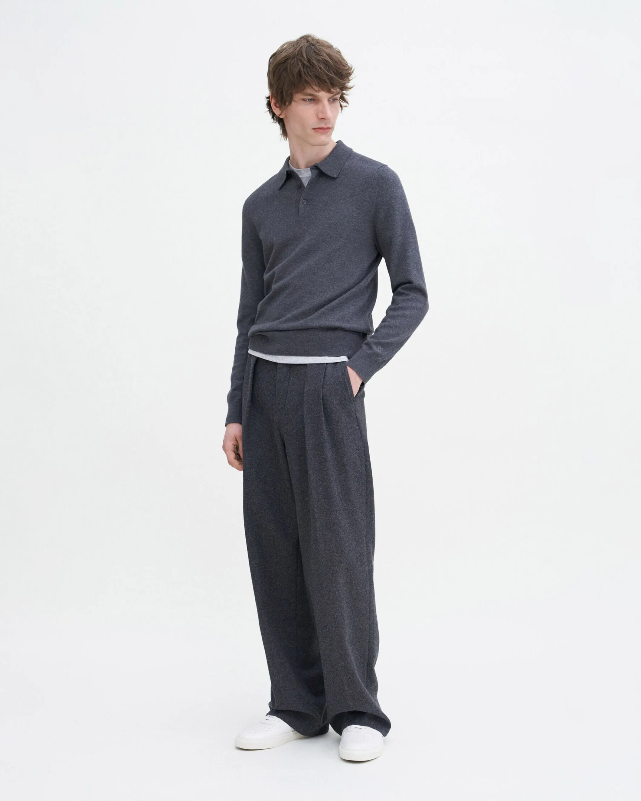 Knitted Polo Shirt