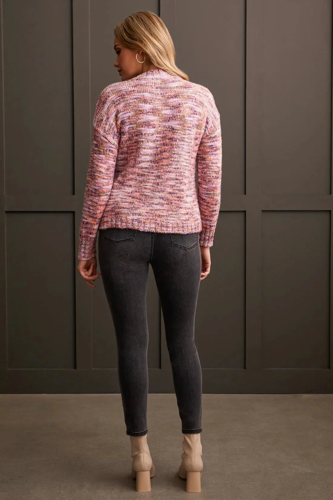 Long Sleeve Mock Neck Sweater [Azalea-1963O]
