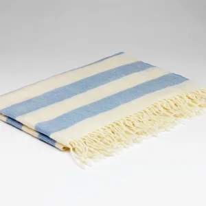 McNutt of Donegal Lambswool Baby Blanket Whispering Blue