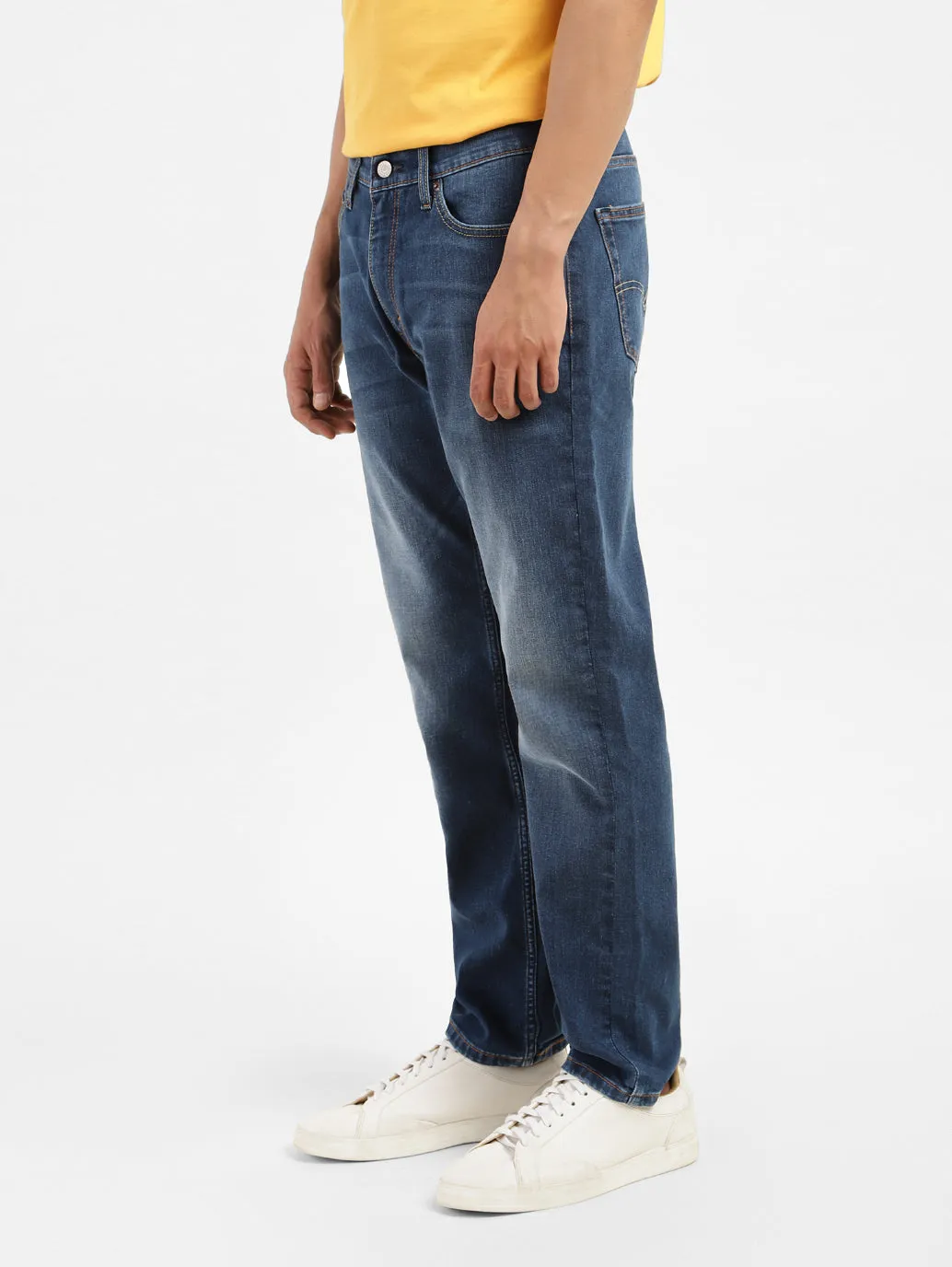 Men's 541 Blue Tapered Fit Mid Rise Jeans
