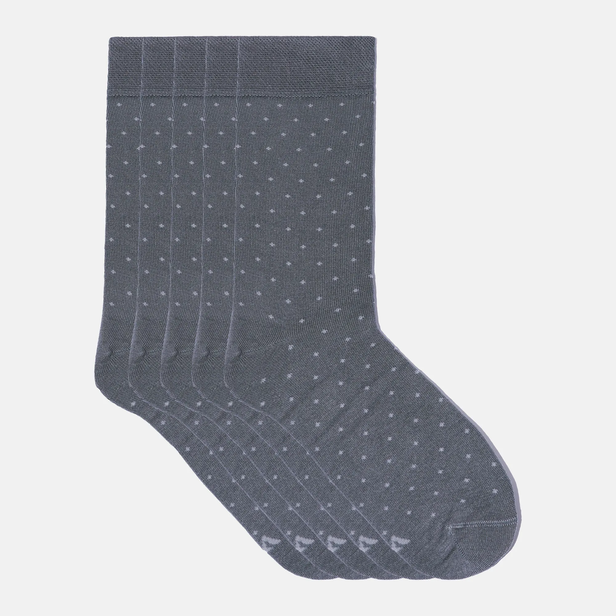 Men’s Bamboo Dress Socks - Dotted Design, 1/3/5 Pairs