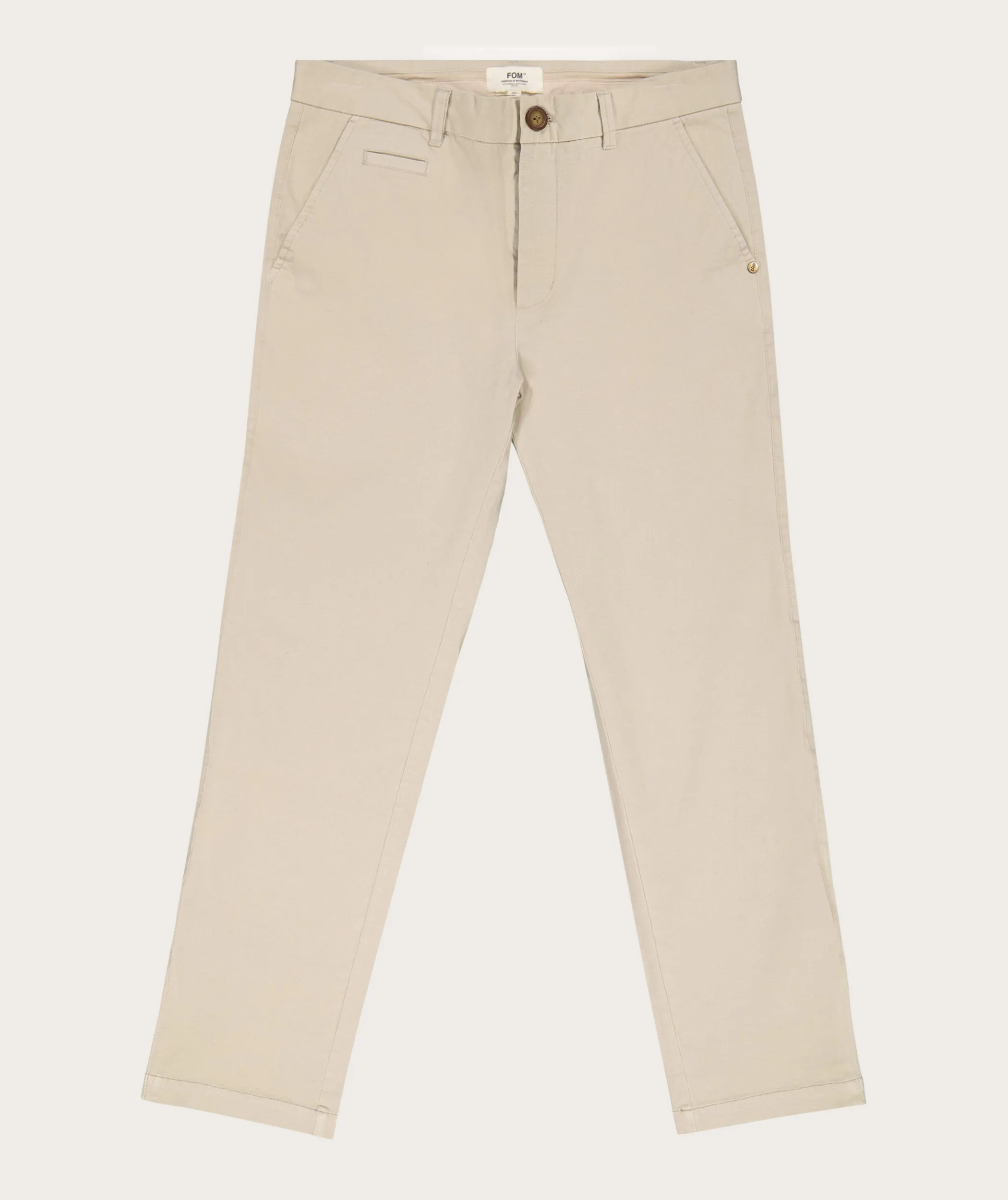 Mens Classic Slim Fit Chino - Light Sand