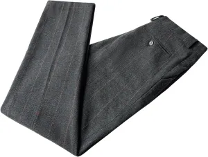 Men's Dress Pants Tweed Plaid Classic Fit Siut Separates Slim Stylish Wool Casual Business Suit Pants