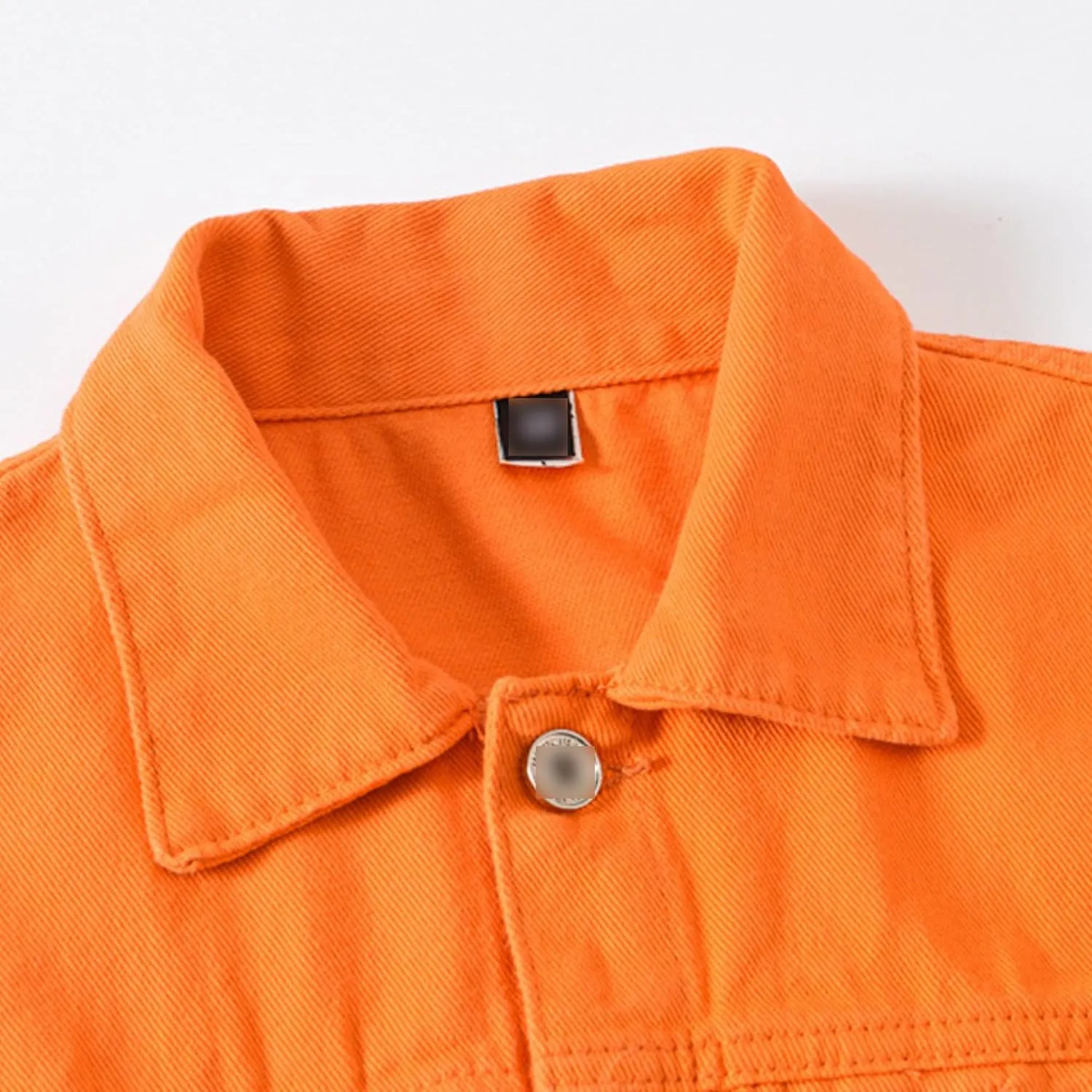 Men's Loose Plus Size Casual Jean Jacket Spring Autumn Denim Jacket Classic Trucker Style Slim Fit Outerwear