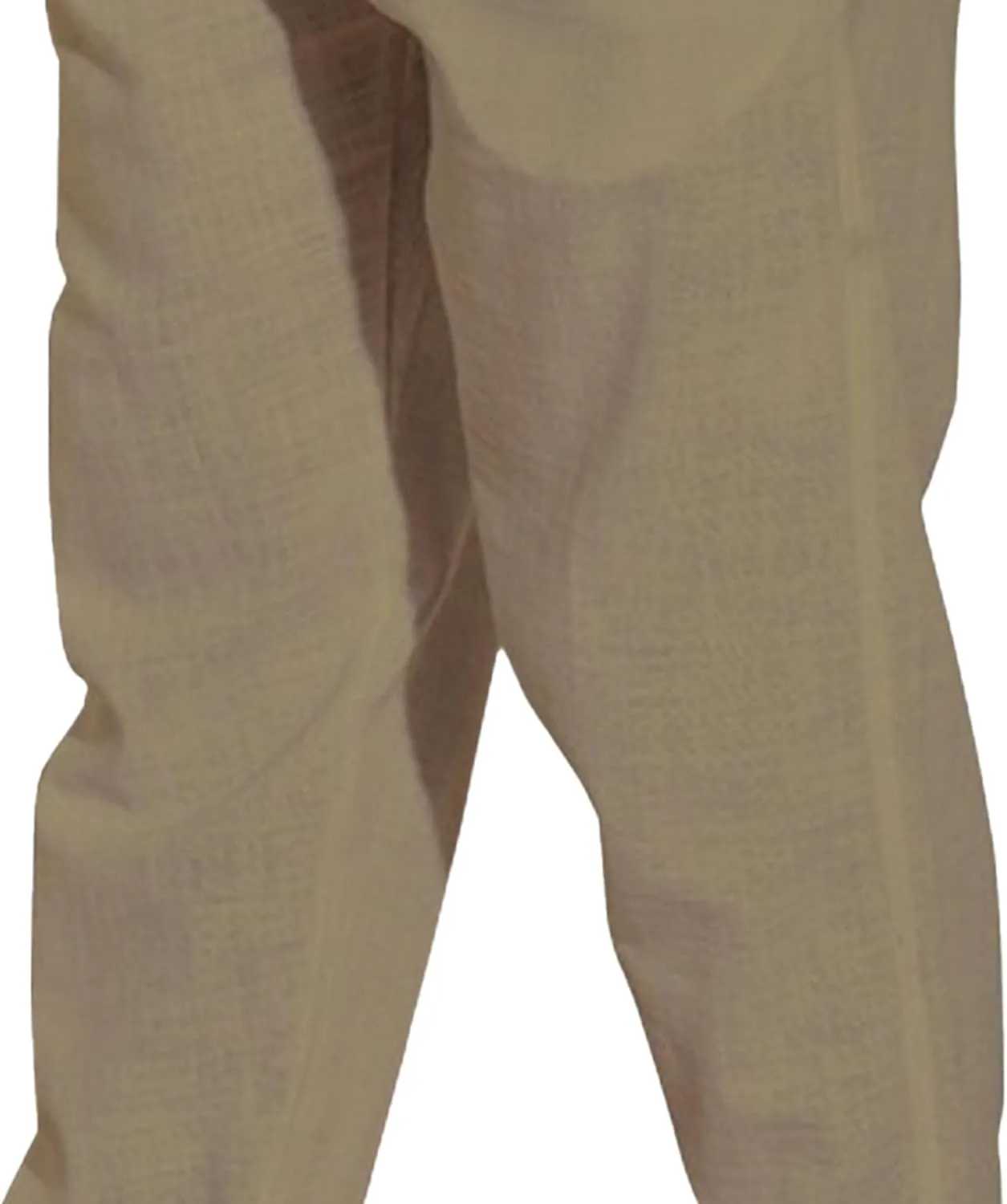 Men's Solid Cotton Linen Basic Pants Loose Fit Classic Beach Trousers Elastic Waist Lightweight Summer Pants