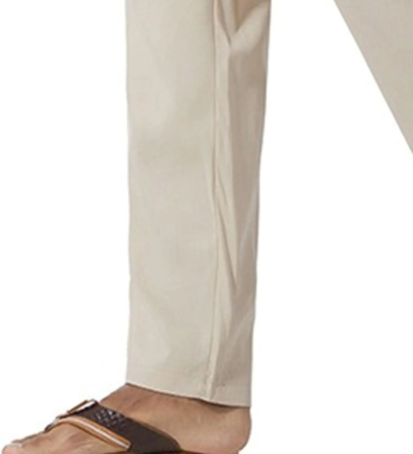 Men's Stretch Loose Fit Yoga Pants Comfort Classic Summer Trousers Cotton Linen Straight Leg Hiking Pants