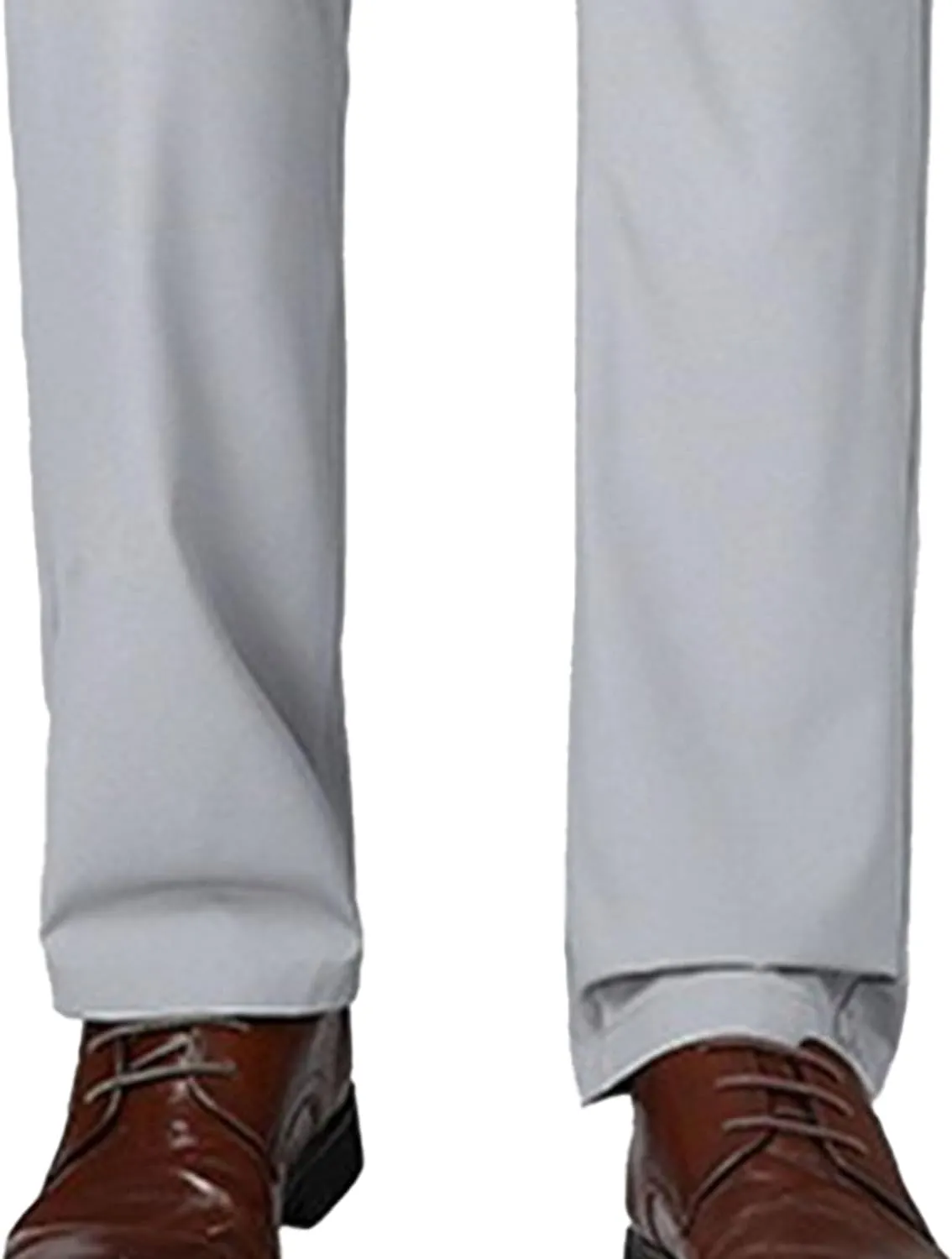 Men's Stretch Straight Leg Classic Pants Quick Dry Drawstring Summer Trousers Casual Solid Regular Fit Pants