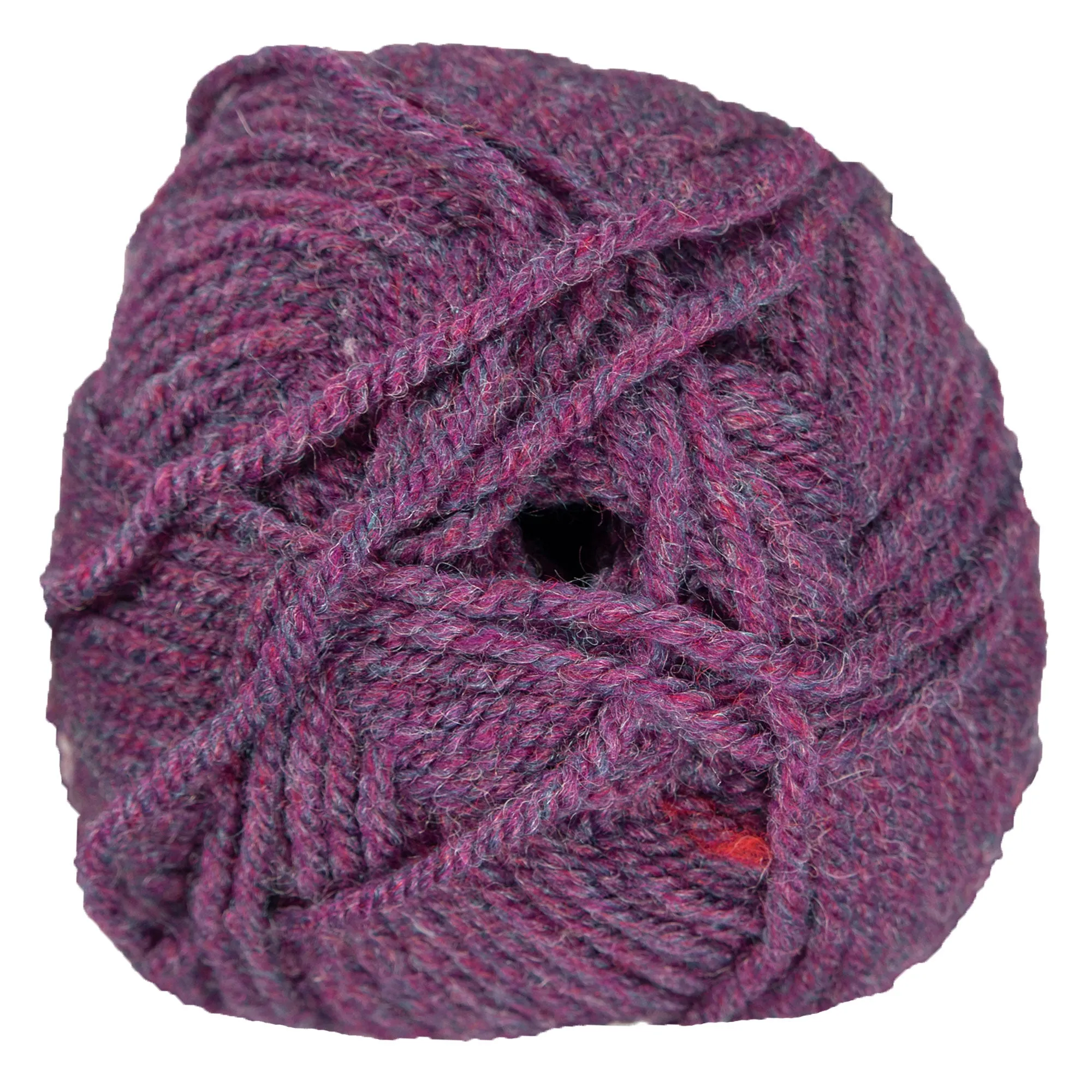 Plymouth Yarn Encore Worsted Yarn - 0355 Garnet Mix