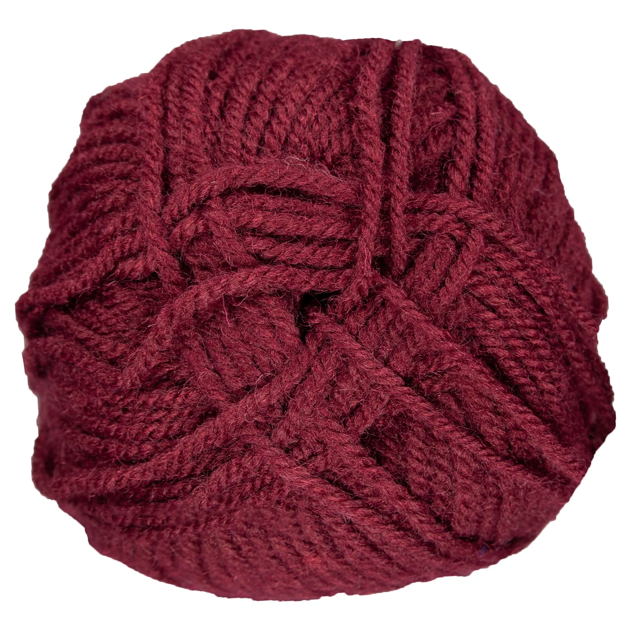Plymouth Yarn Encore Worsted Yarn - 0999 Deep Burgundy