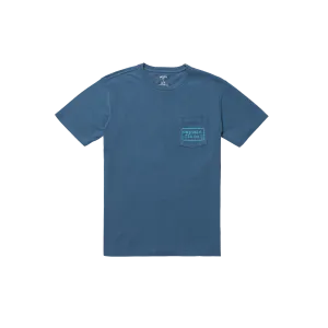 Pocket Type Patch Short Sleeve Tee - Dark Navy