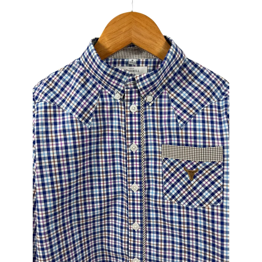 "Parker" Classic Gingham Long Sleeve Shirt