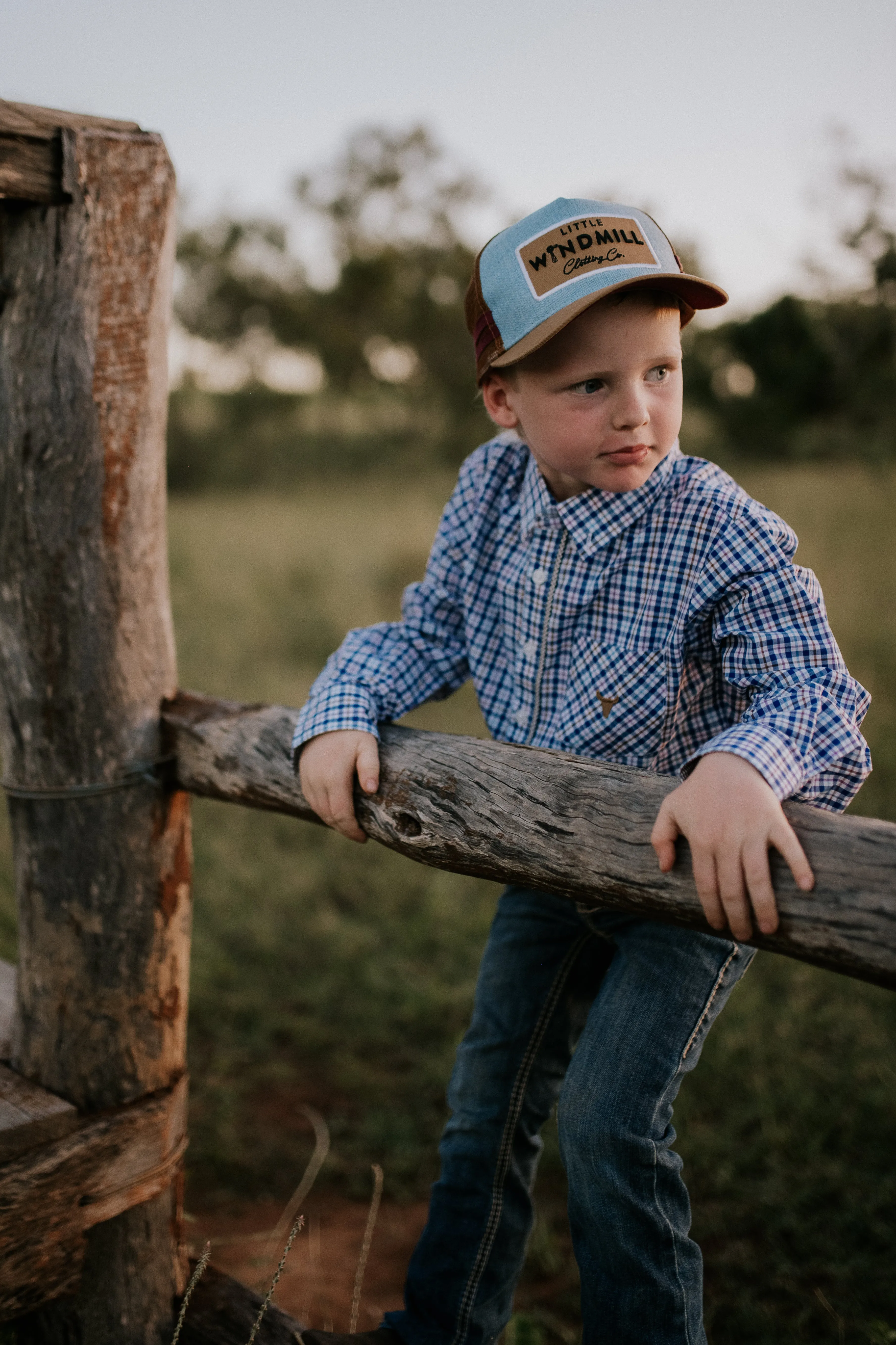 "Parker" Classic Gingham Long Sleeve Shirt
