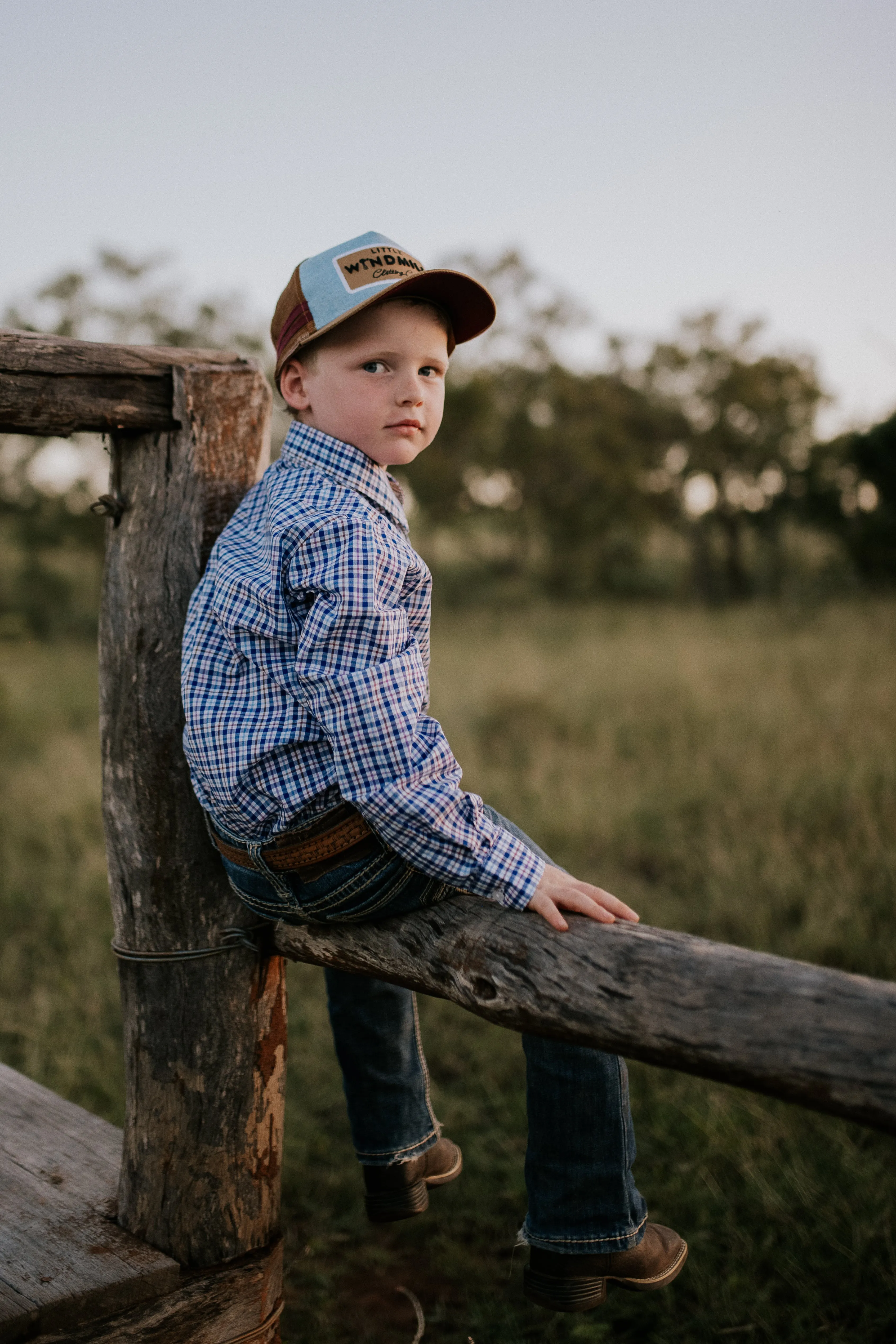"Parker" Classic Gingham Long Sleeve Shirt