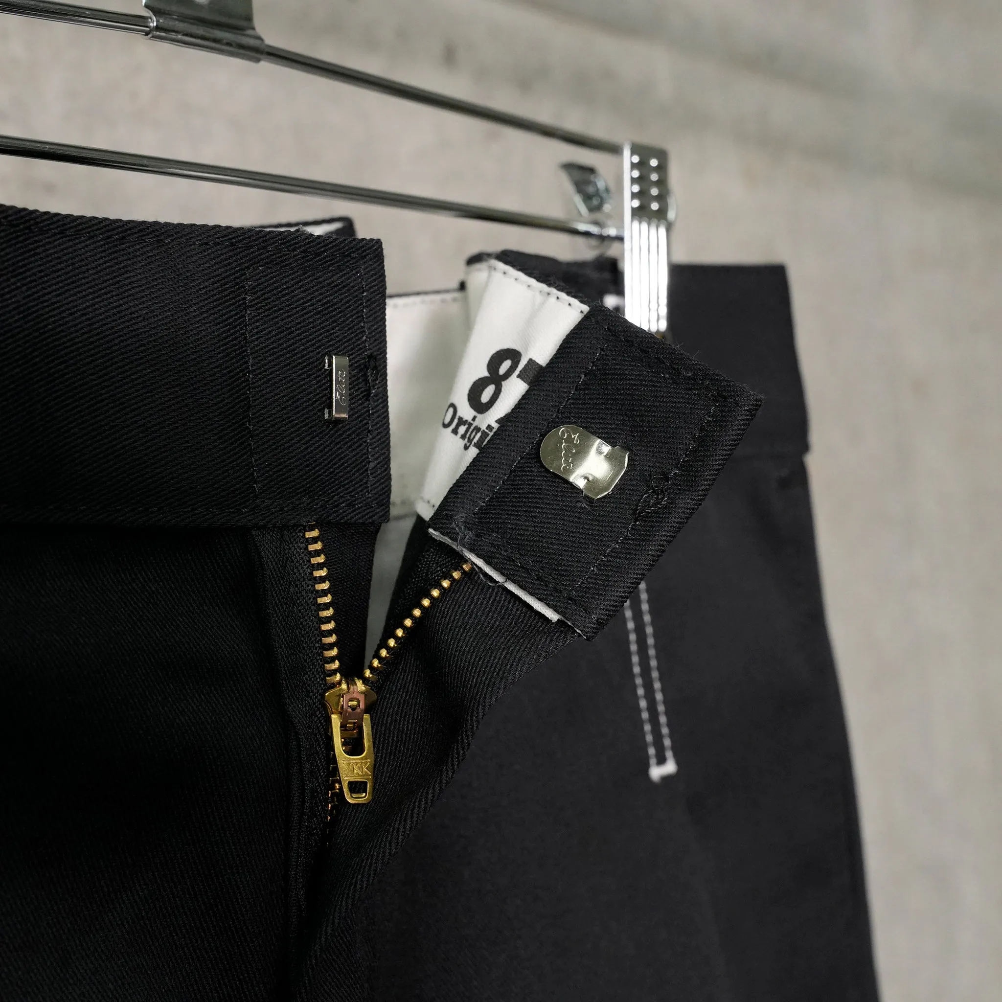 RECONSTRUCTED WORK PANTS / BLACK