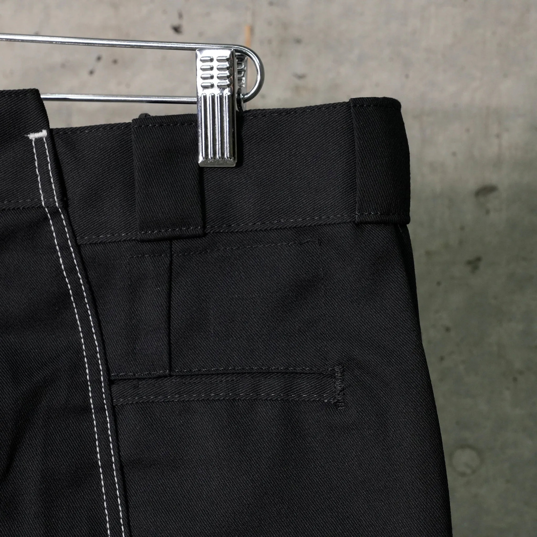 RECONSTRUCTED WORK PANTS / BLACK
