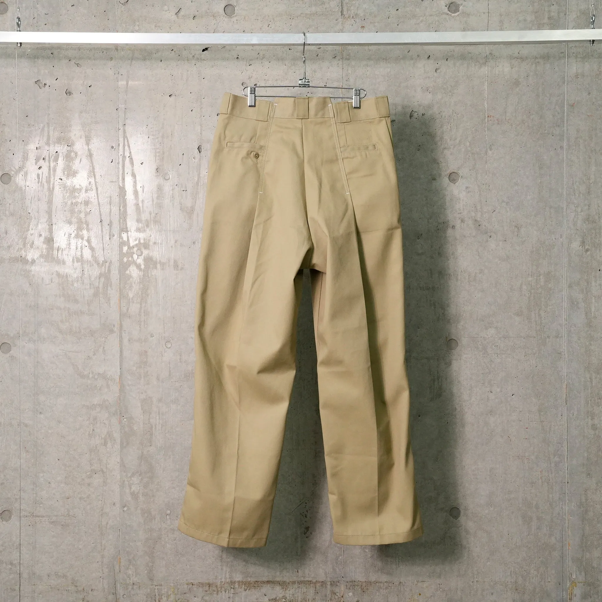 RECONSTRUCTED WORK PANTS / KHAKI